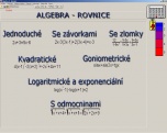 ALGEBRA - od ZŠ až k maturitě - ESD