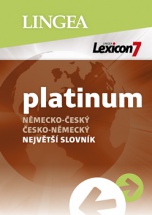 Lingea Lexicon 7 německý slovník Platinum - pro školy ESD