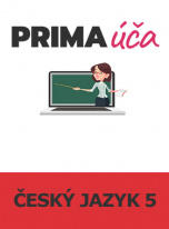 Prima úča: Český jazyk 5, výuková videa - na 1 rok